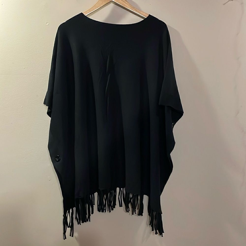 Fringed Pancho 
